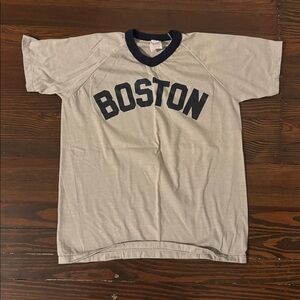 1980s Boston Red Sox Baseball Adult M T-Shirt Genuine Rawlings Fenway Park